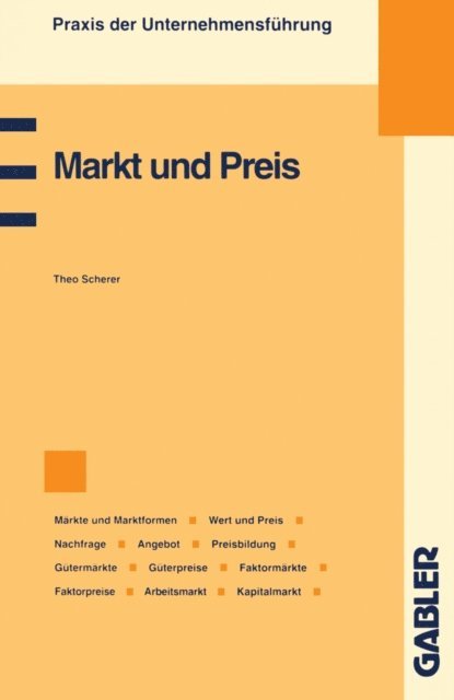 Theo Scherer - Markt und Preis, E-bok