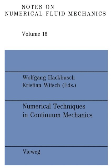 Kristian Witsch, Wolgang Hackbusch - Numerical Techniques in Continuum Mechanics, E-bok