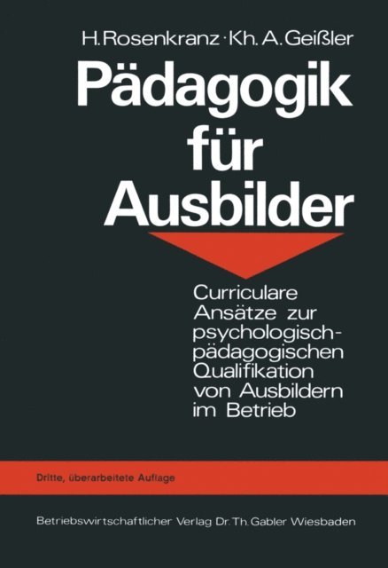Hans Rosenkranz - Pädagogik für Ausbilder, E-bok