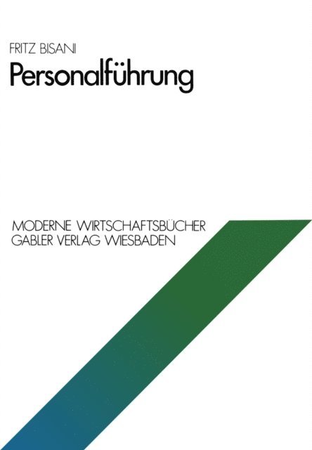 Fritz Bisani - Personalführung, E-bok