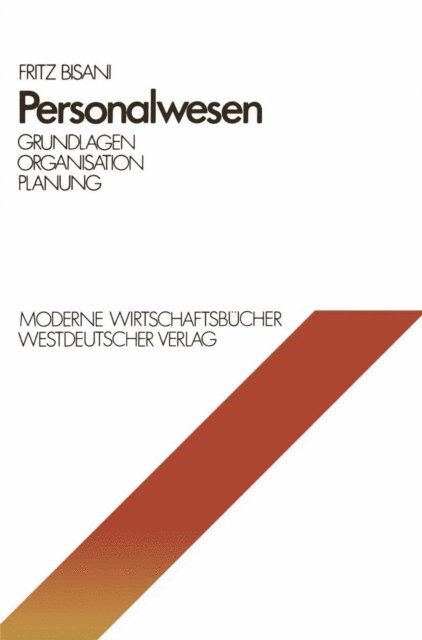Fritz Bisani - Personalwesen, E-bok