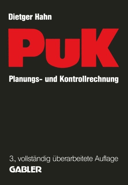 Dietger Hahn - Planungs- und Kontrollrechnung — PuK, E-bok