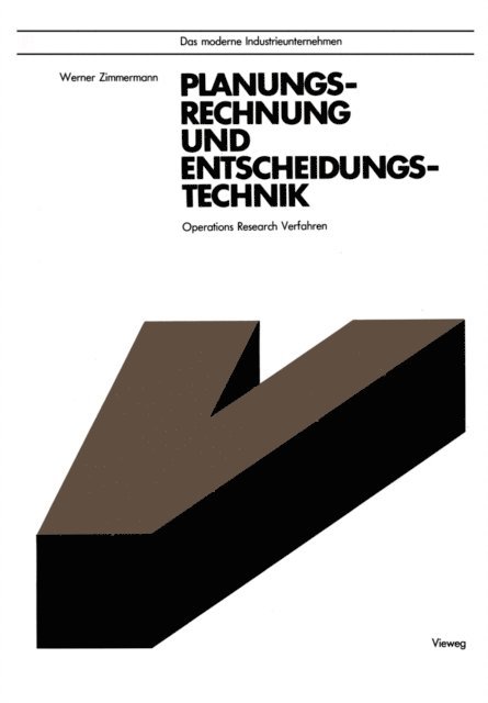 Werner Zimmermann - Planungsrechnung und Entscheidungstechnik, E-bok