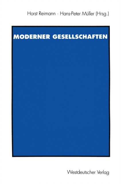 Hans-Peter Muller, Horst Reimann - Probleme moderner Gesellschaften, E-bok
