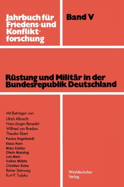 Ulrich Albrecht - Rüstung und Militär in der Bundesrepublik Deutschland, E-bok