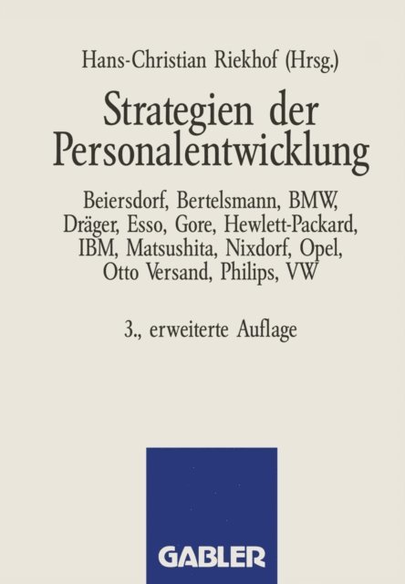 Hans-Christian Riekhof - Strategien der Personalentwicklung, E-bok