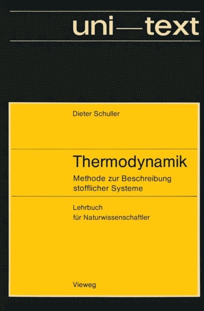 Dieter Schuller - Thermodynamik, E-bok