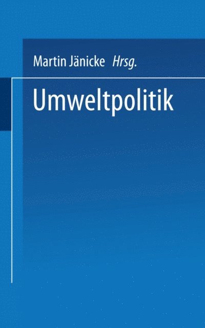 Martin Janicke - Umweltpolitik, E-bok