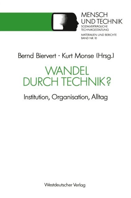 Kurt Monse, Bernd Biervert - Wandel durch Technik?, E-bok