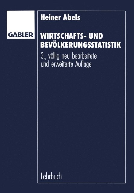 Heiner Abels - Wirtschafts- und Bevölkerungsstatistik, E-bok