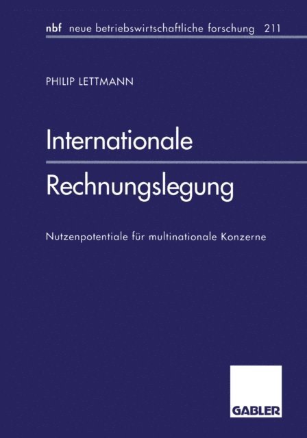 Philip Lettmann - Internationale Rechnungslegung, E-bok