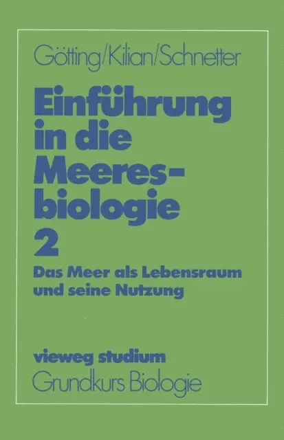 Reinhard Schnetter, Ernst F. Killian, Klaus-Jurgen Gotting - Einführung in die Meeresbiologie 2, E-bok. Tillgänglighet: Lägg i varukorg