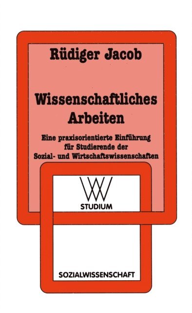 Rudiger Jacob - Wissenschaftliches Arbeiten, E-bok