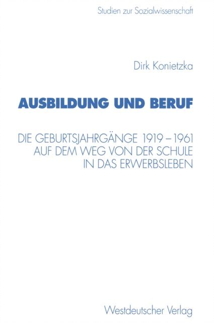 Dirk Konietzka - Ausbildung und Beruf, E-bok
