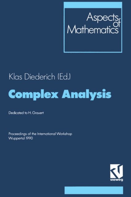 Klas Diederich - Complex Analysis, E-bok