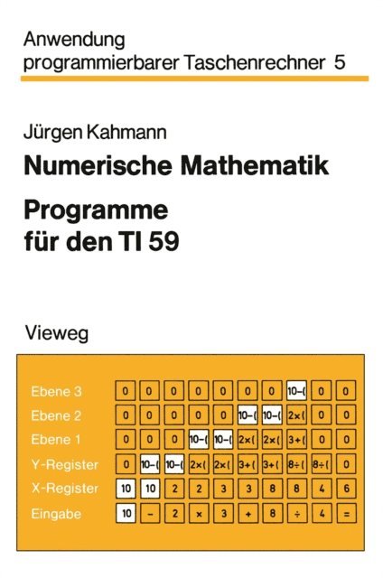 Jurgen Kahmann - Numerische Mathematik, E-bok
