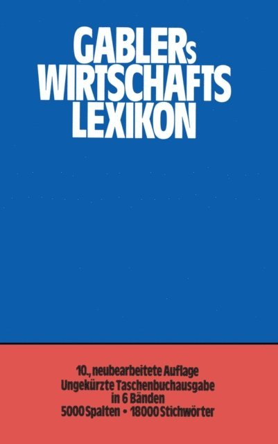 Helmut Sellien, Reinhold Sellien - Gablers Wirtschafts Lexikon, E-bok