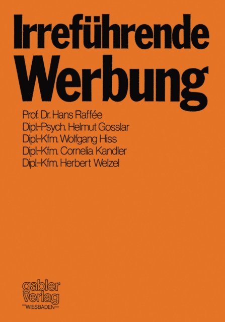 Hans Raffee - Irreführende Werbung, E-bok