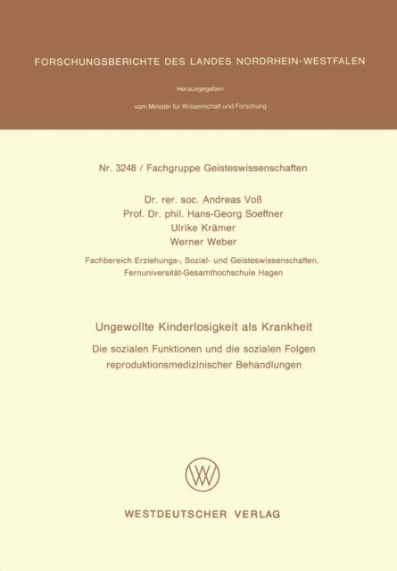 Andreas Voss - Ungewollte Kinderlosigkeit als Krankheit, E-bok