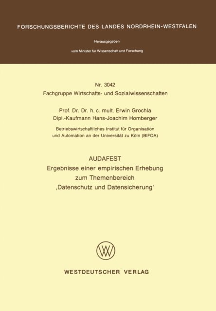 Erwin Grochla - Audafest, E-bok