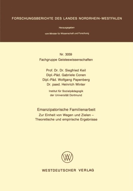 Siegfried Keil - Emanzipatorische Familienarbeit, E-bok