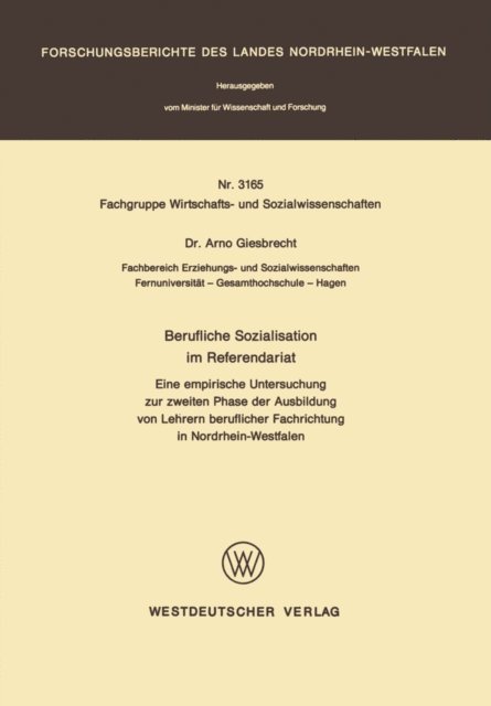 Arno Giesbrecht - Berufliche Sozialisation im Referendariat, E-bok