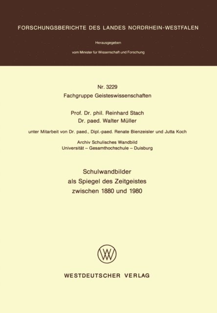 Reinhard Stach - Schulwandbilder als Spiegel des Zeitgeistes zwischen 1880 und 1980, E-bok