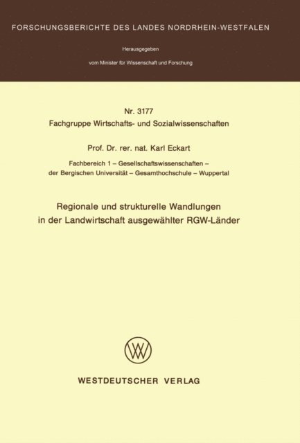 Karl Eckart - Regionale und strukturelle Wandlungen in der Landwirtschaft ausgewählter RGW-Länder, E-bok