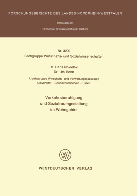 Egon Golomb - Verkehrsberuhigung und Sozialraumgestaltung im Wohngebiet, E-bok