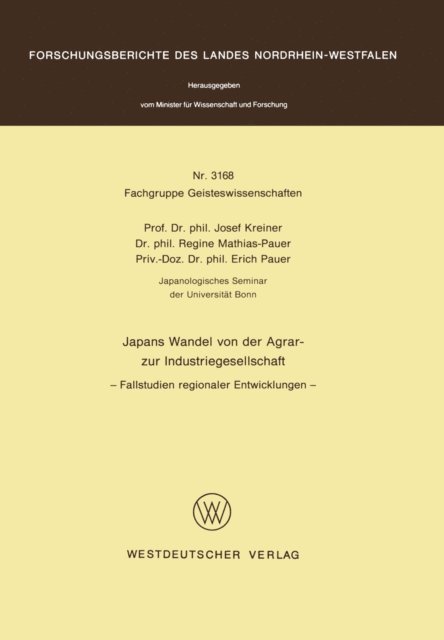Josef Kreiner - Japans Wandel von der Agrar- zur Industriegesellschaft, E-bok