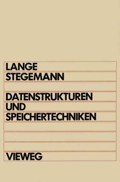 Otto Lange - Datenstrukturen und Speichertechniken, E-bok