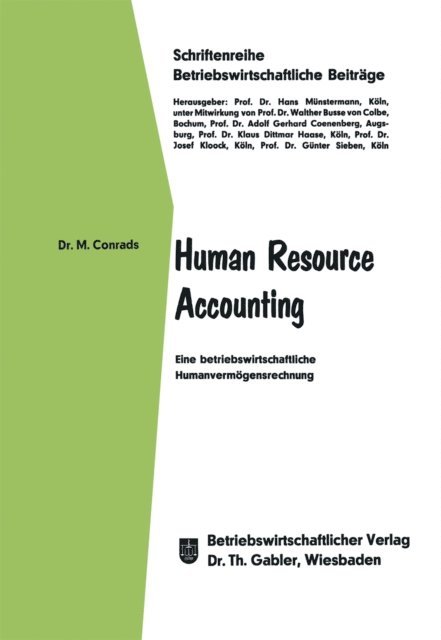 Michael Conrads - Human Resource Accounting, E-bok