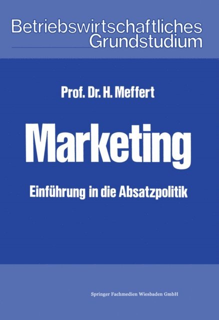 Heribert Meffert - Marketing, E-bok