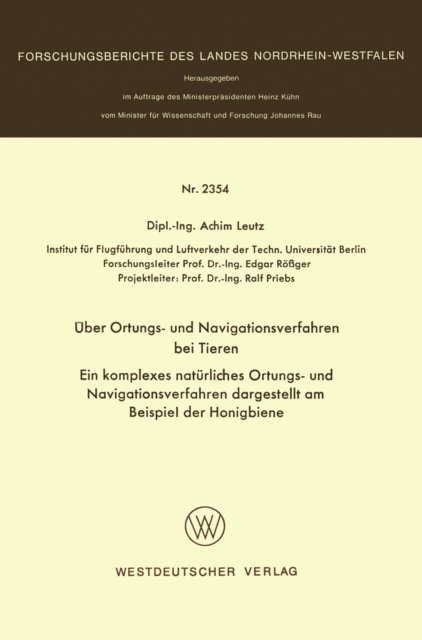 Achim Leutz - Über Ortungs- und Navigationsverfahren bei Tieren, E-bok