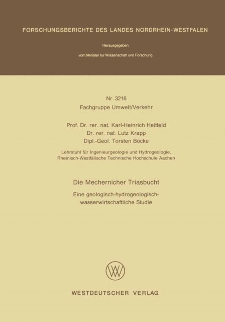Karl-Heinrich Heitfeld - Die Mechernicher Triasbucht, E-bok