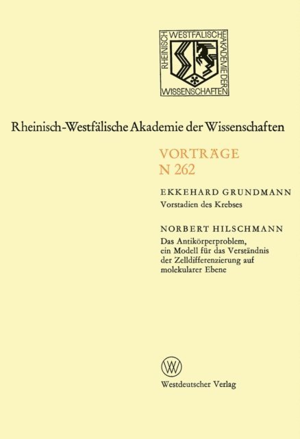 Ekkehard Grundmann - Vorstadien des Krebses, E-bok