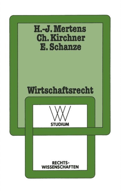 Hans-Joachim Mertens - Wirtschaftsrecht, E-bok