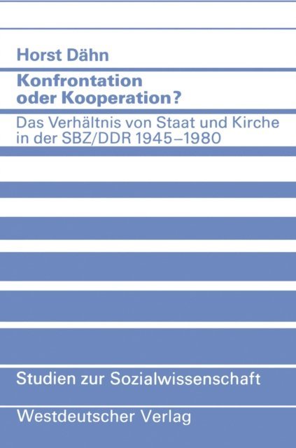 Horst Dahn - Konfrontation oder Kooperation?, E-bok