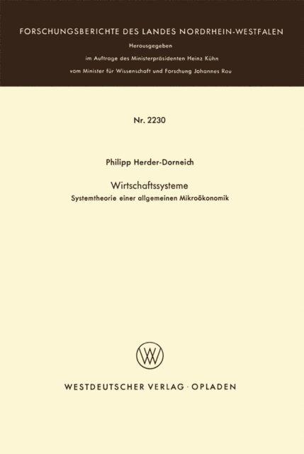 Philipp Herder-Dorneich - Wirtschaftssysteme, E-bok