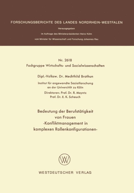 Mechthild Brothun - Bedeutung der Berufstätigkeit von Frauen, E-bok