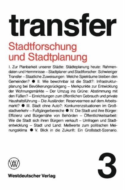 Carl Bohret - Stadtforschung und Stadtplanung, E-bok