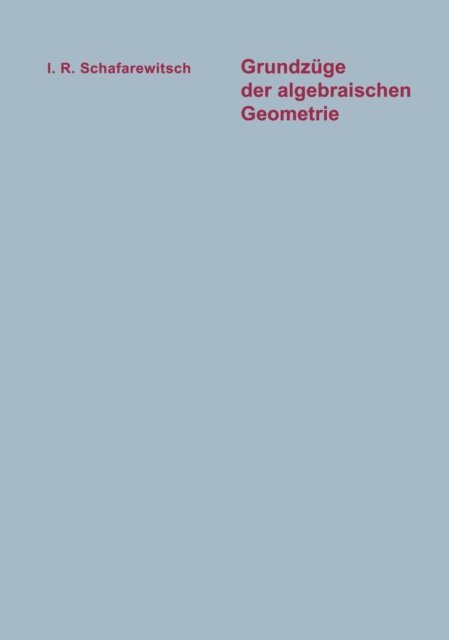 Igor' R. Safarevic - Grundzüge der algebraischen Geometrie, E-bok