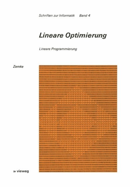 Gunter Zemke - Lineare Optimierung, E-bok
