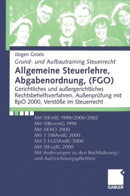 Jurgen Groels - Allgemeine Steuerlehre, Abgabenordnung, (FGO), E-bok. Tillgänglighet: Lägg i varukorg
