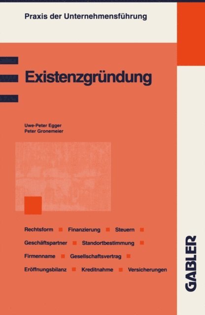 Peter Gronemeier - Existenzgründung, E-bok