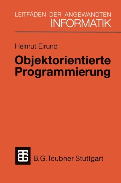 Helmut Eirund - Objektorientierte Programmierung, E-bok
