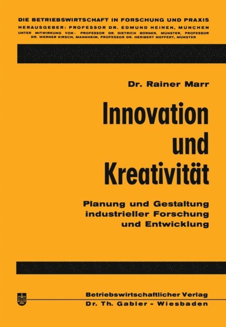 Rainer Marr - Innovation und Kreativität, E-bok