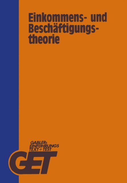 Brigitte Hewel - Einkommens- und Beschäftigungstheorie, E-bok