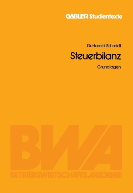 Harald Schmidt - Steuerbilanz, E-bok