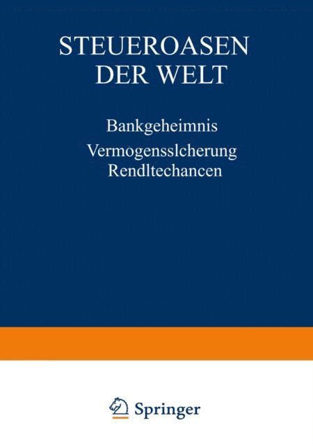 Ernst-Uwe Winteler - Steueroasen der Welt, E-bok